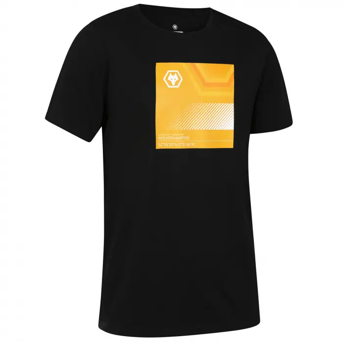 Wolverhampton Wanderers Store | Shop Official Molineux Location T-Shirt – Black Wolves Gear